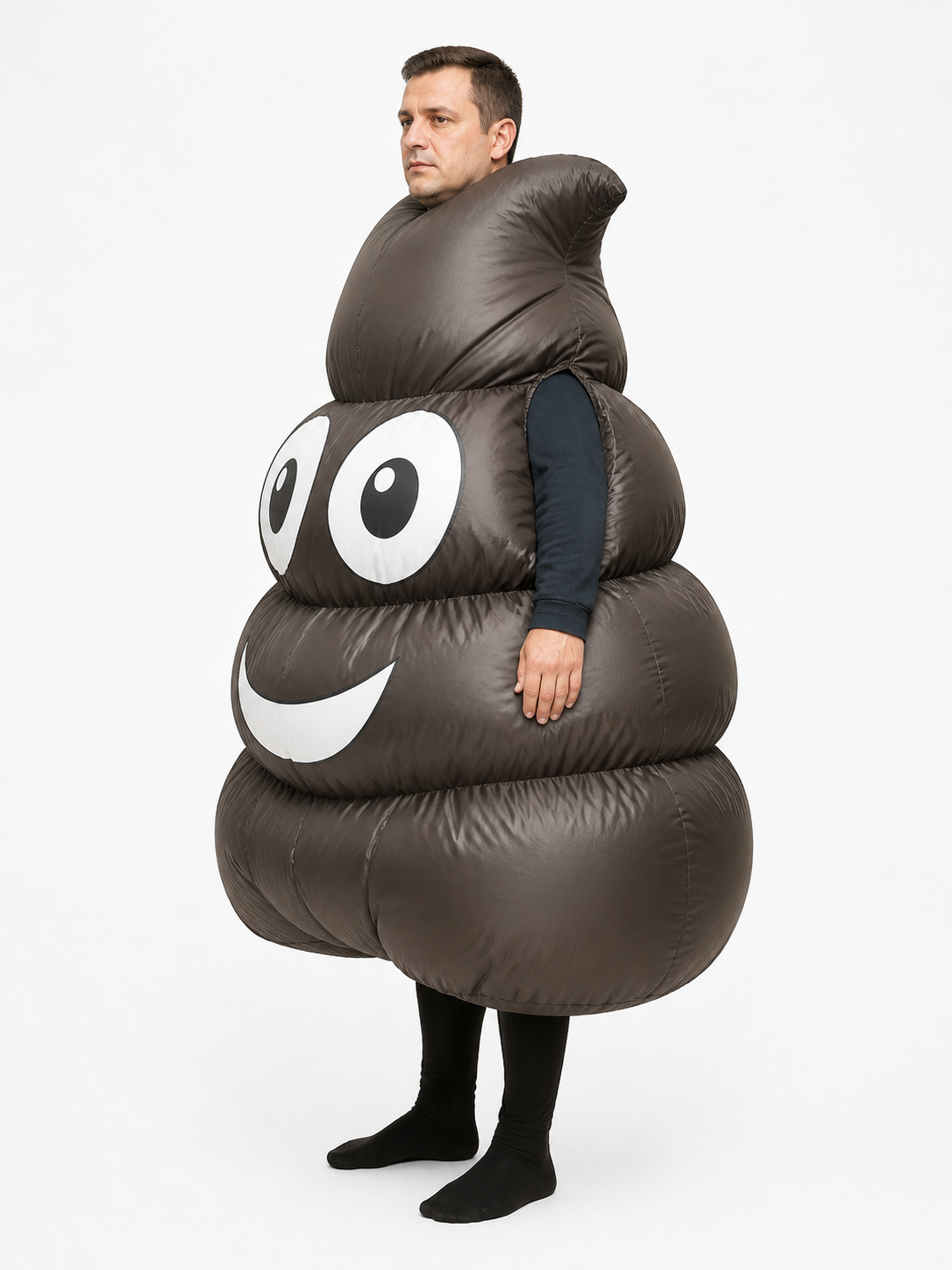 Inflatable Poop Emoji Costume for Parties
