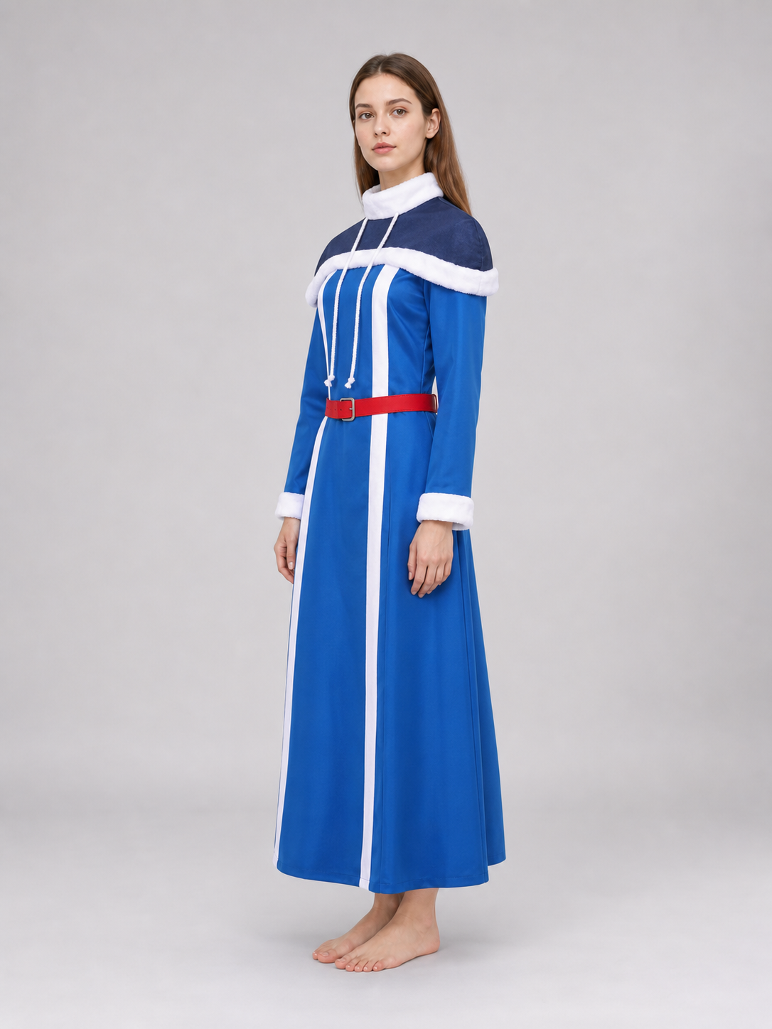Juvia Lockser Cosplay Costume with Hat and Belt
