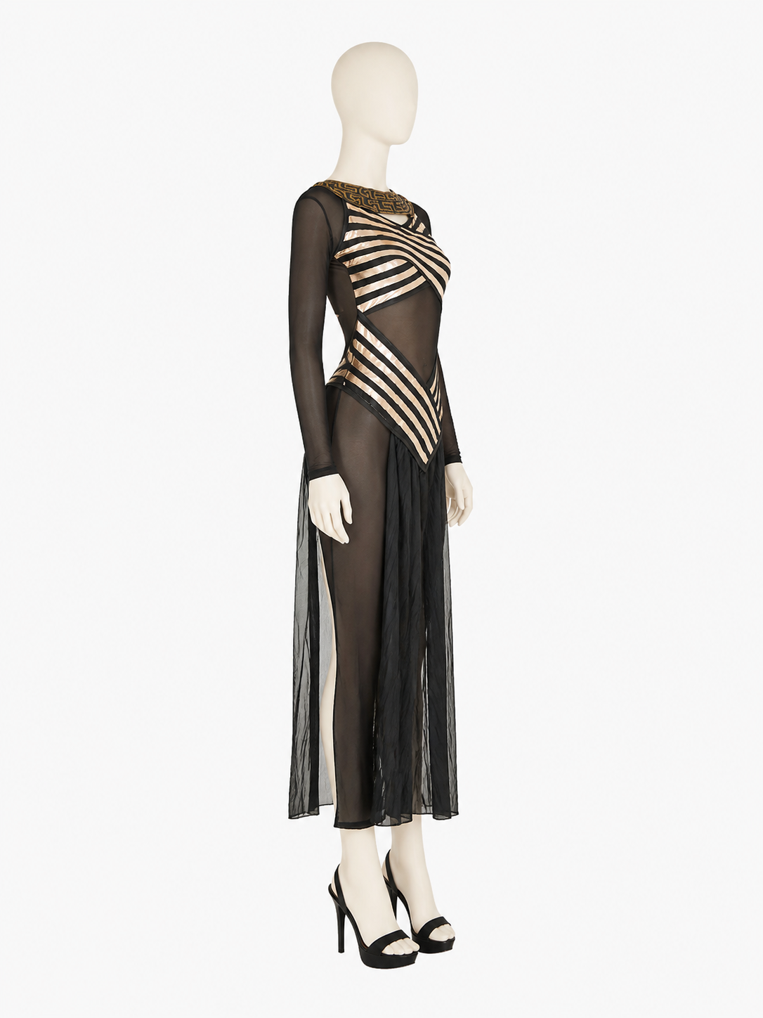 Stage Costume with Long Sleeves and Skirt