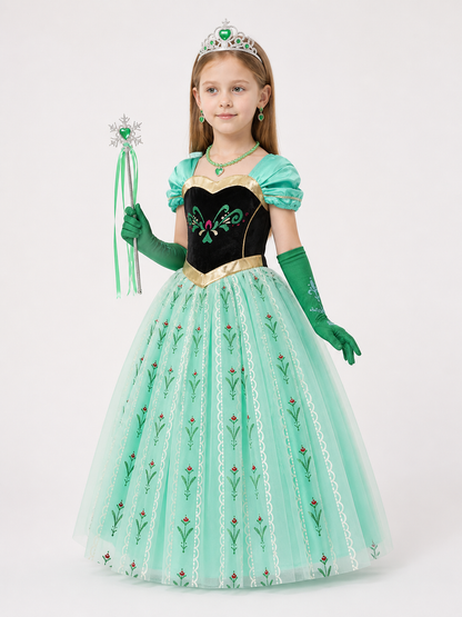 Princess Costume with Accessories for Halloween side view