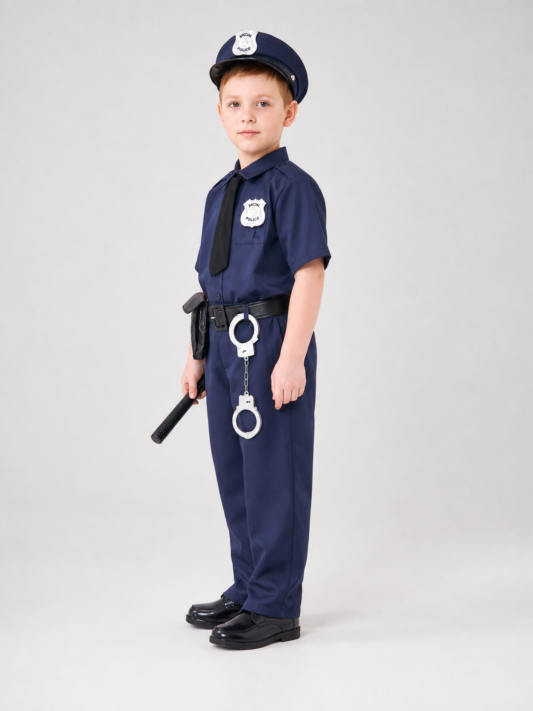 Kids' police costume with accessories
