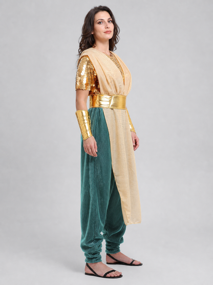 Ancient Greek-Style Cosplay Costume side view