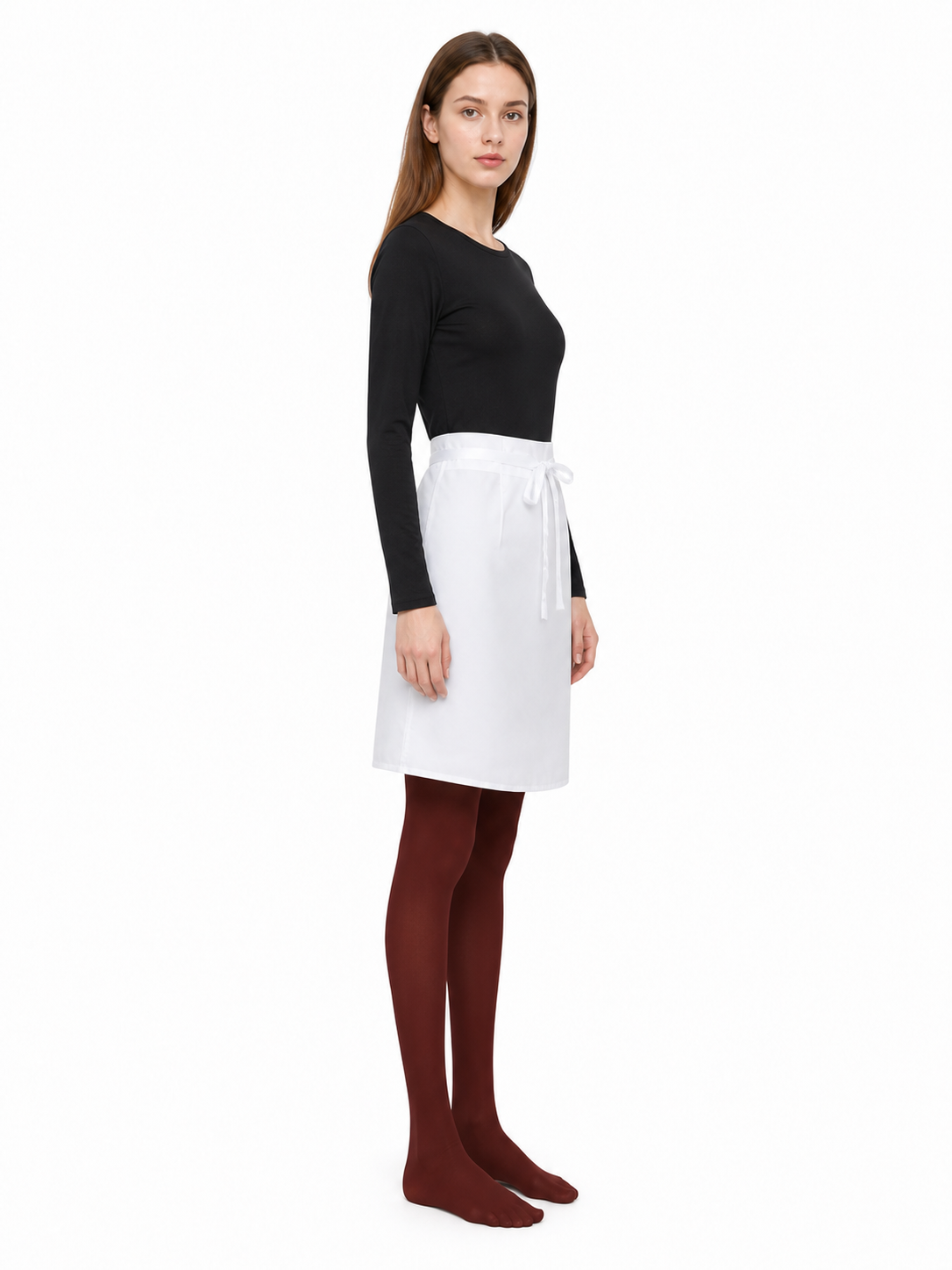 Rin Nohara Cosplay Costume: Tie-Front Top and Skirt side view