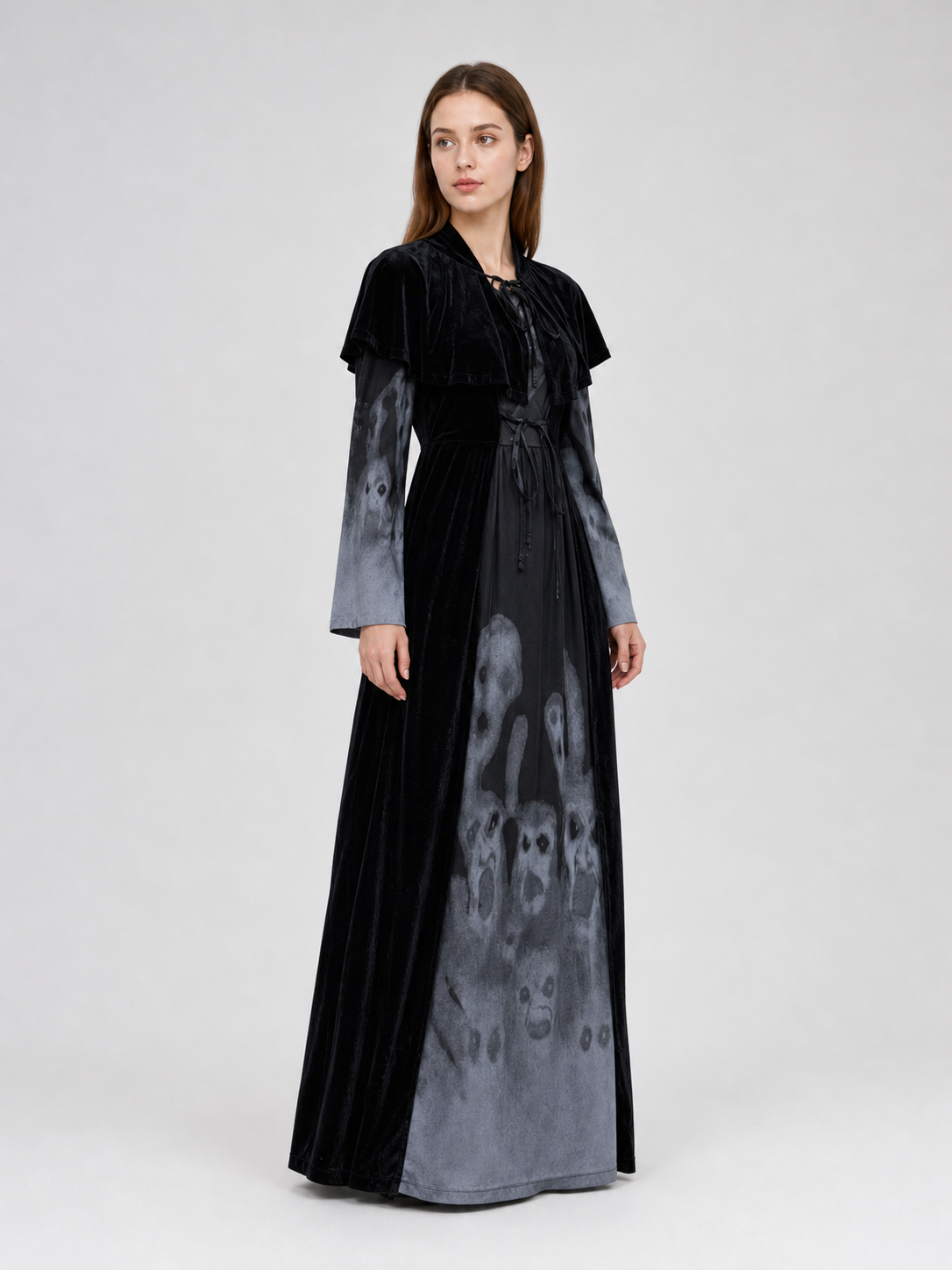 Gothic Ghost Halloween Dress Costume