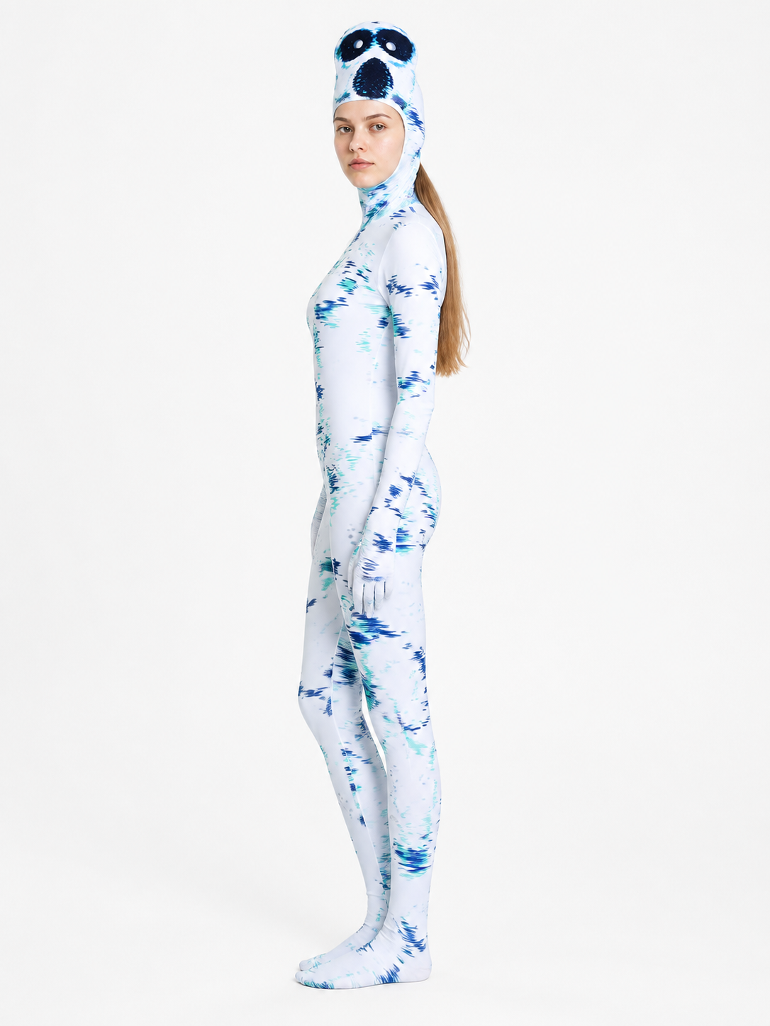 DOORS Carnival Costume: Hooded Jumpsuit side view