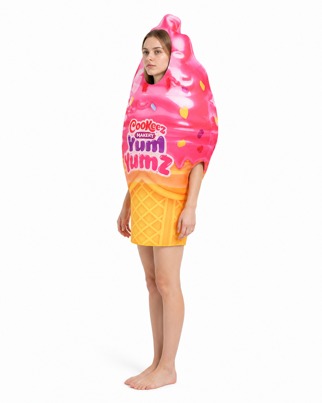 Chocolate Chip Cookie Costume side view
