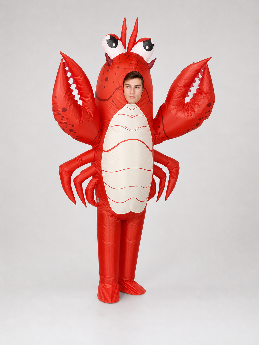 Inflatable Lobster Costume with Claws for Parties