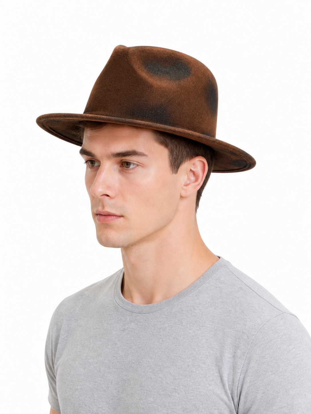 Costume Cowboy Hat with Distressed Effect