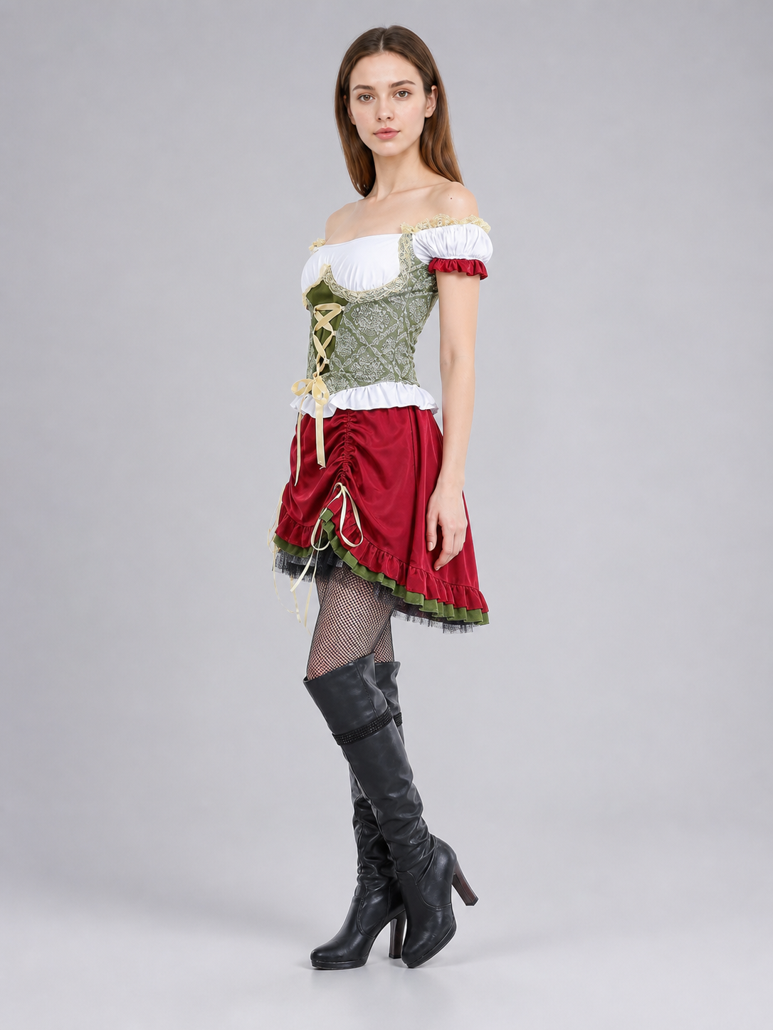 Bavarian-Style Carnival Dress for Oktoberfest