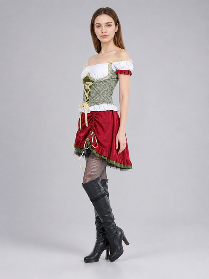 Bavarian-Style Carnival Dress for Oktoberfest