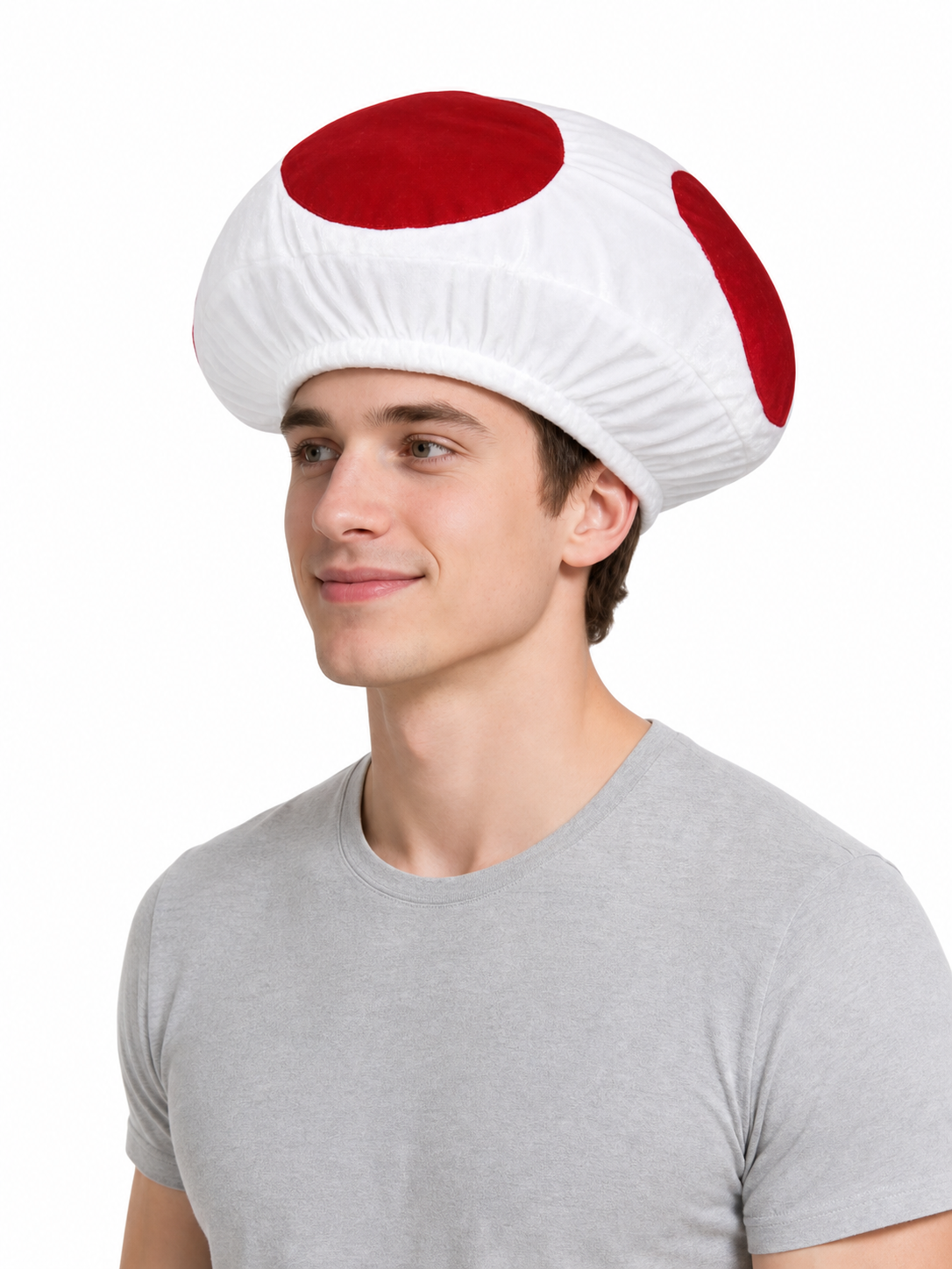 Red and White Mushroom Costume Hat