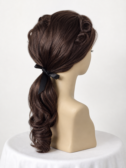 Historical Brown Wig for a Costume Look