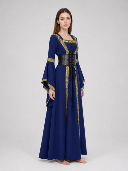 Medieval Fantasy Hooded Dress
