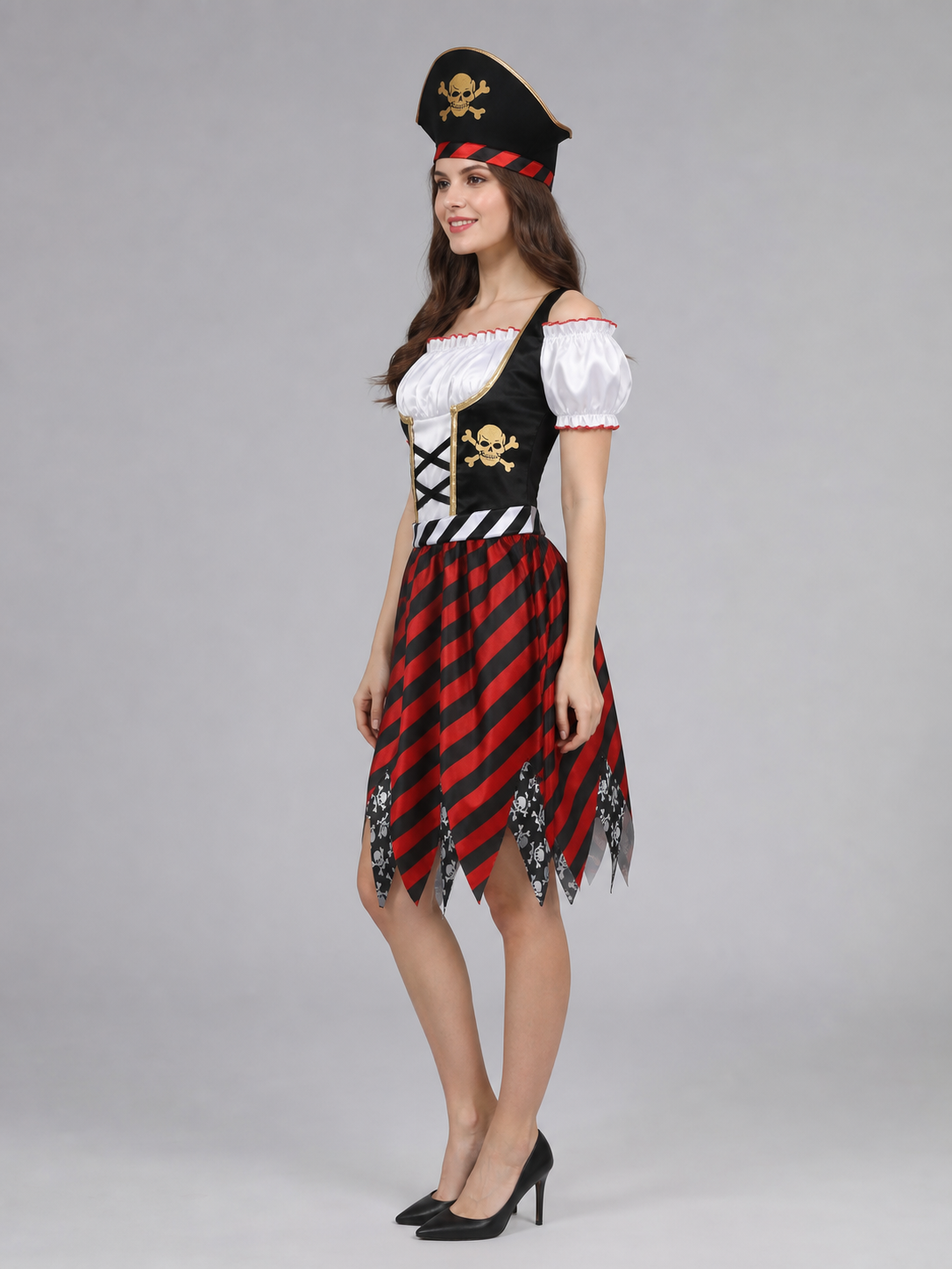 Pirate Costume Dress with Hat