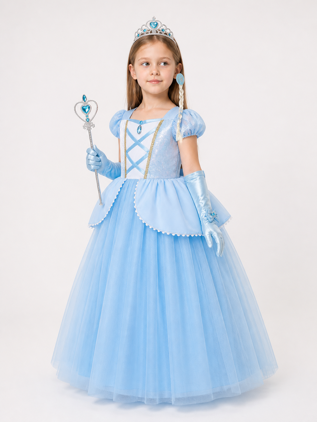 Princess Costume for Halloween and Cosplay side view