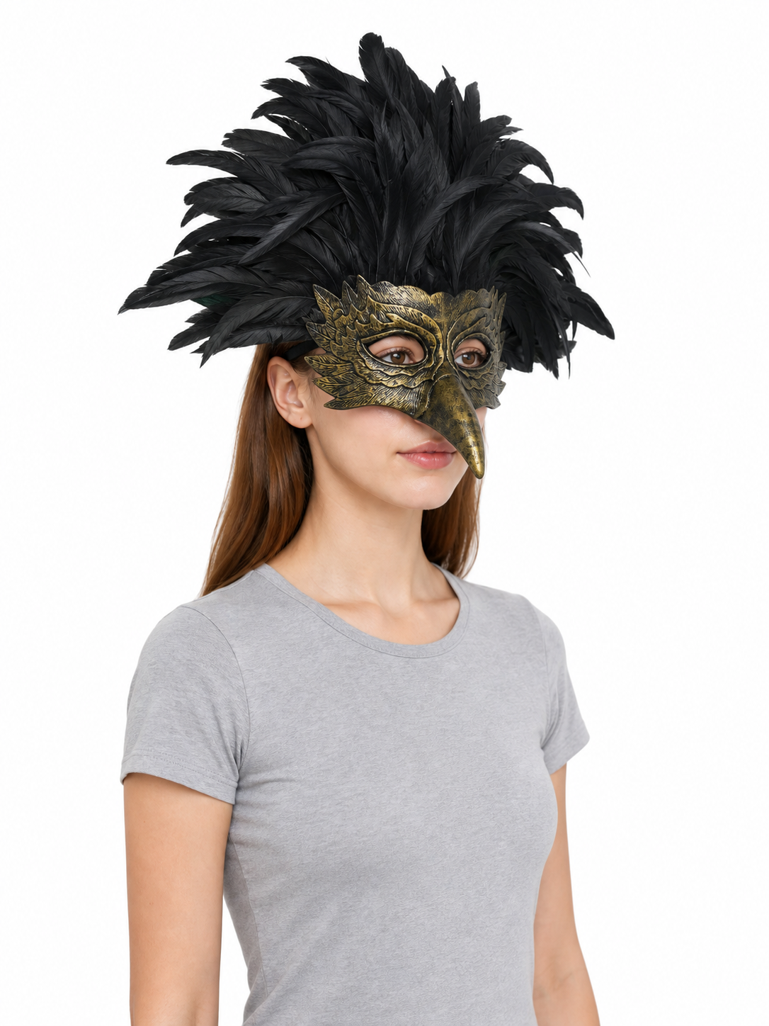 Eagle Feather Mask for Carnival and Masquerade