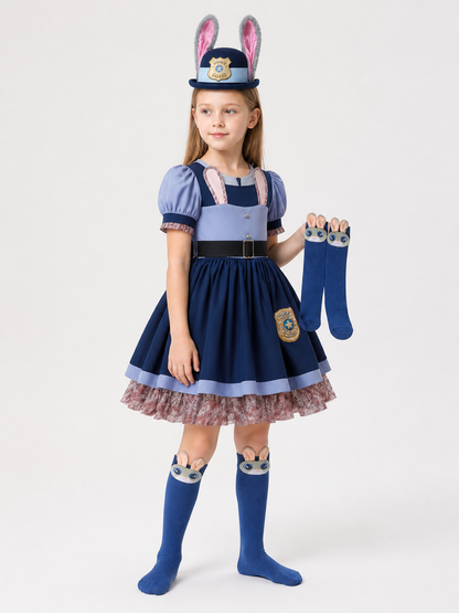 Halloween Police Rabbit Costume side view