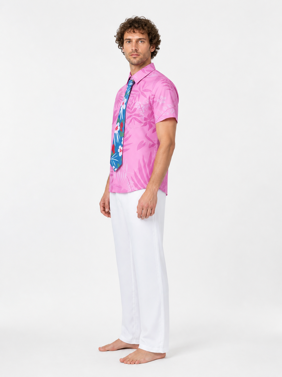 Children’s Tropical Print Three-Piece Costume side view