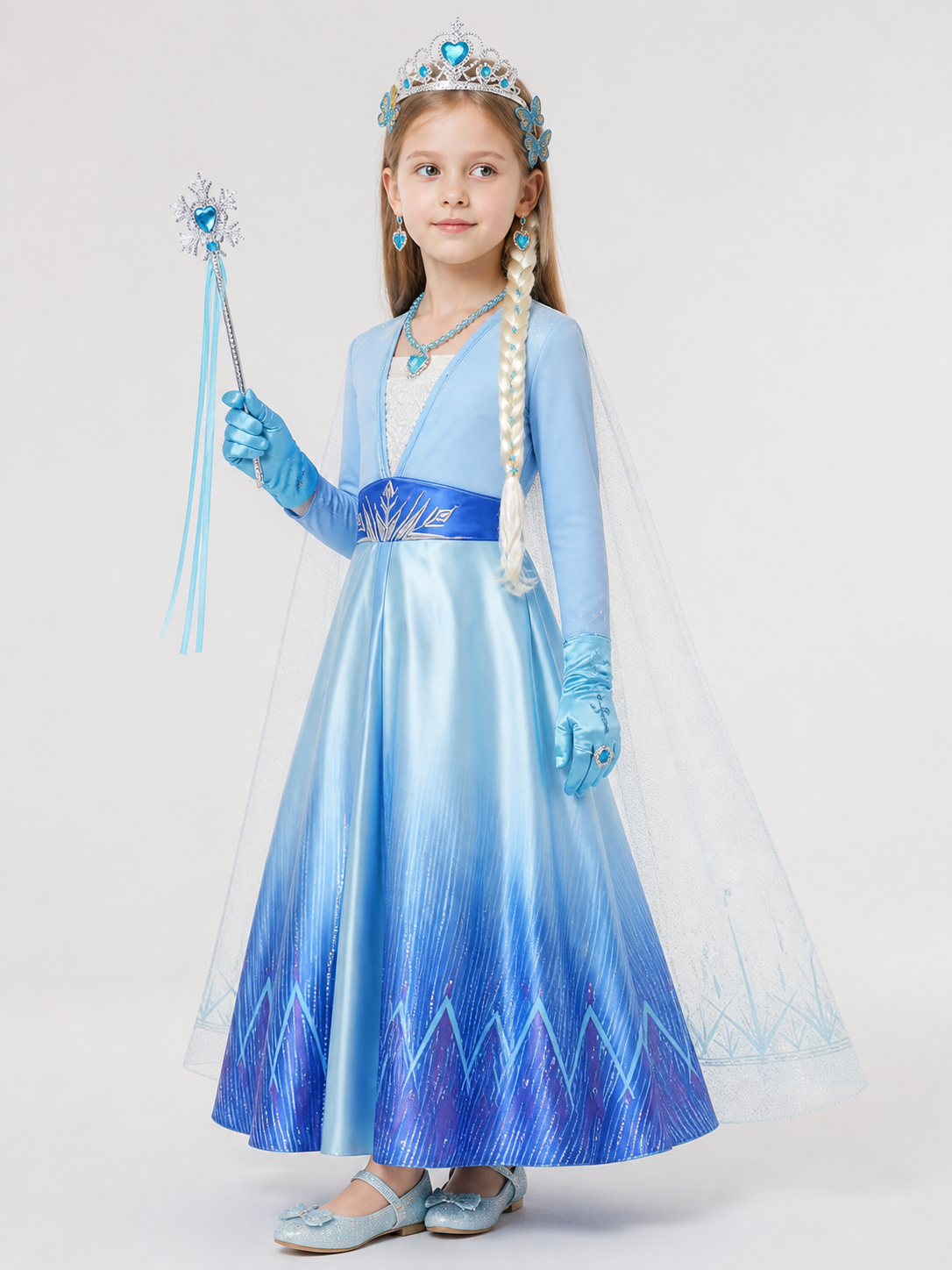 Snow Queen Carnival Costume for Cosplay