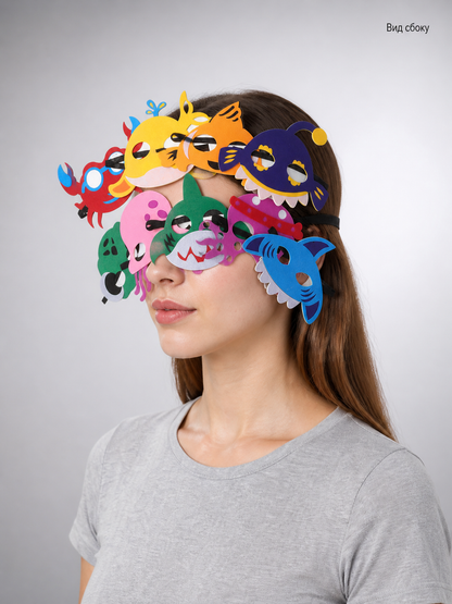Halloween Sea Animal Carnival Headwear side view