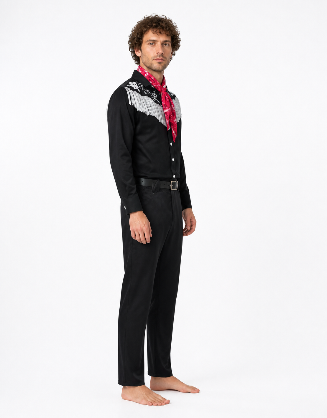Western-Style Fringe Cosplay Costume side view
