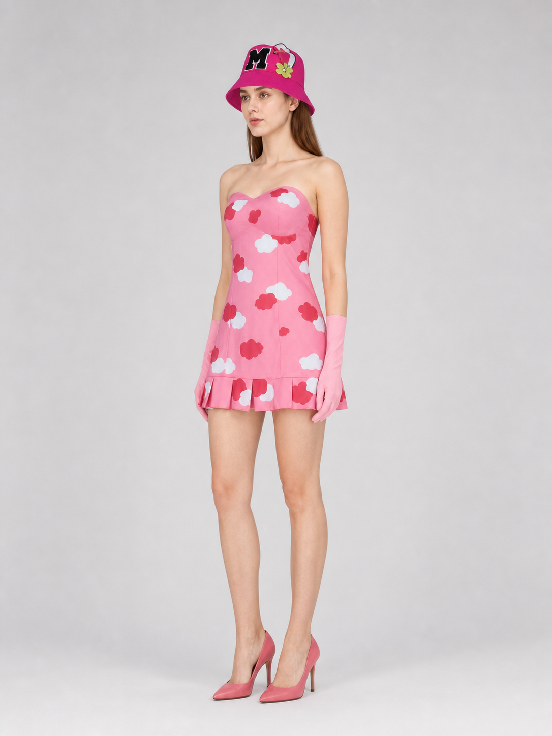 One Piece Cosplay Costume with Dress, Cape, and Hat