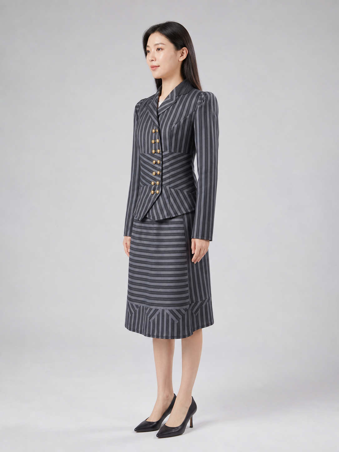 Elphaba Cosplay Costume: Blazer and Skirt