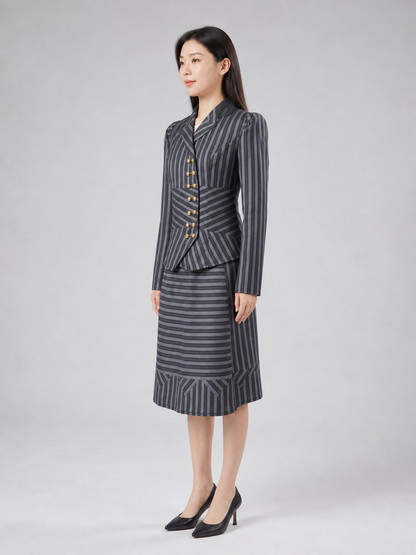 Elphaba Cosplay Costume: Blazer and Skirt