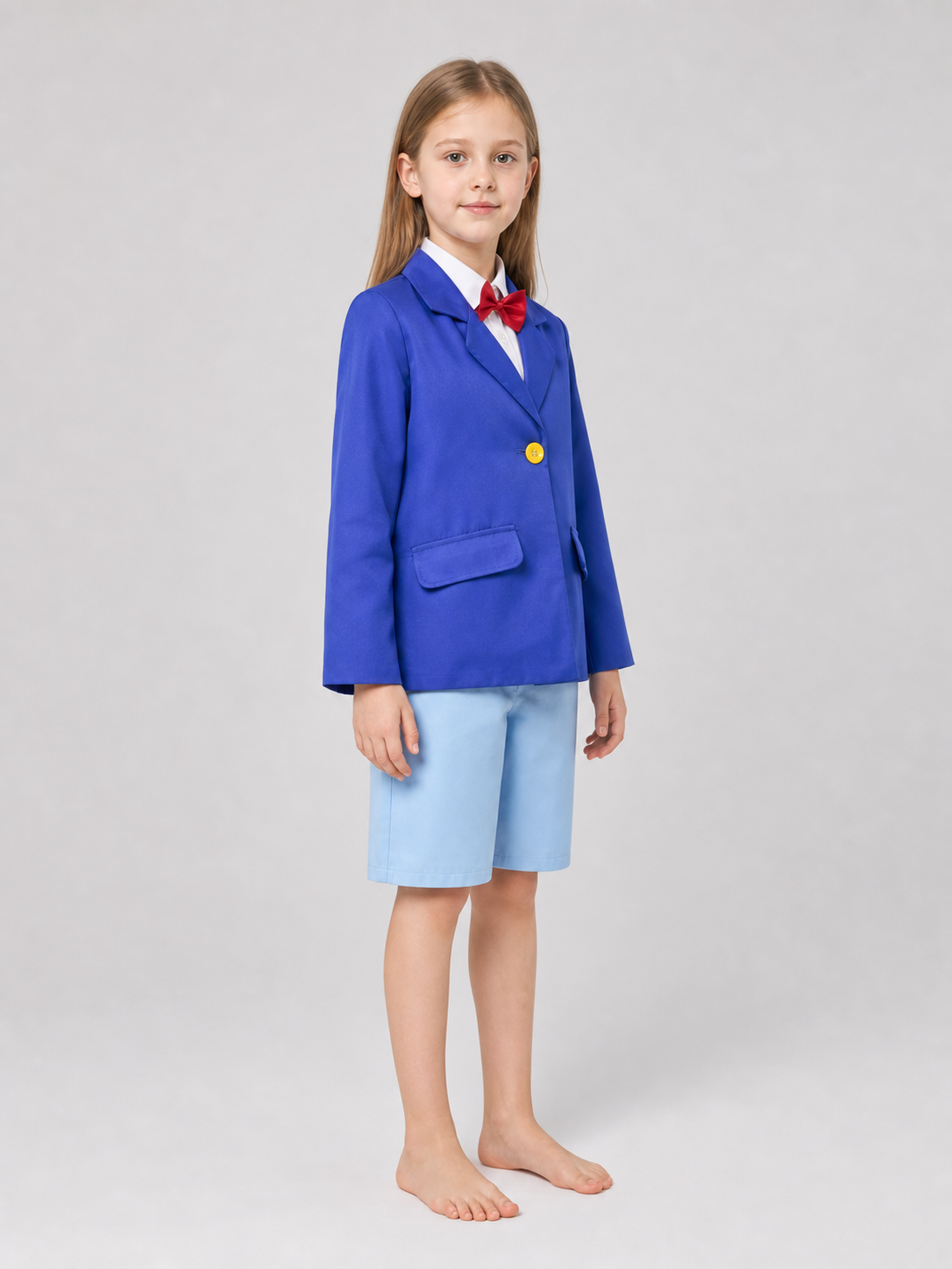 Edogawa Conan Cosplay Costume, 4 Pieces
