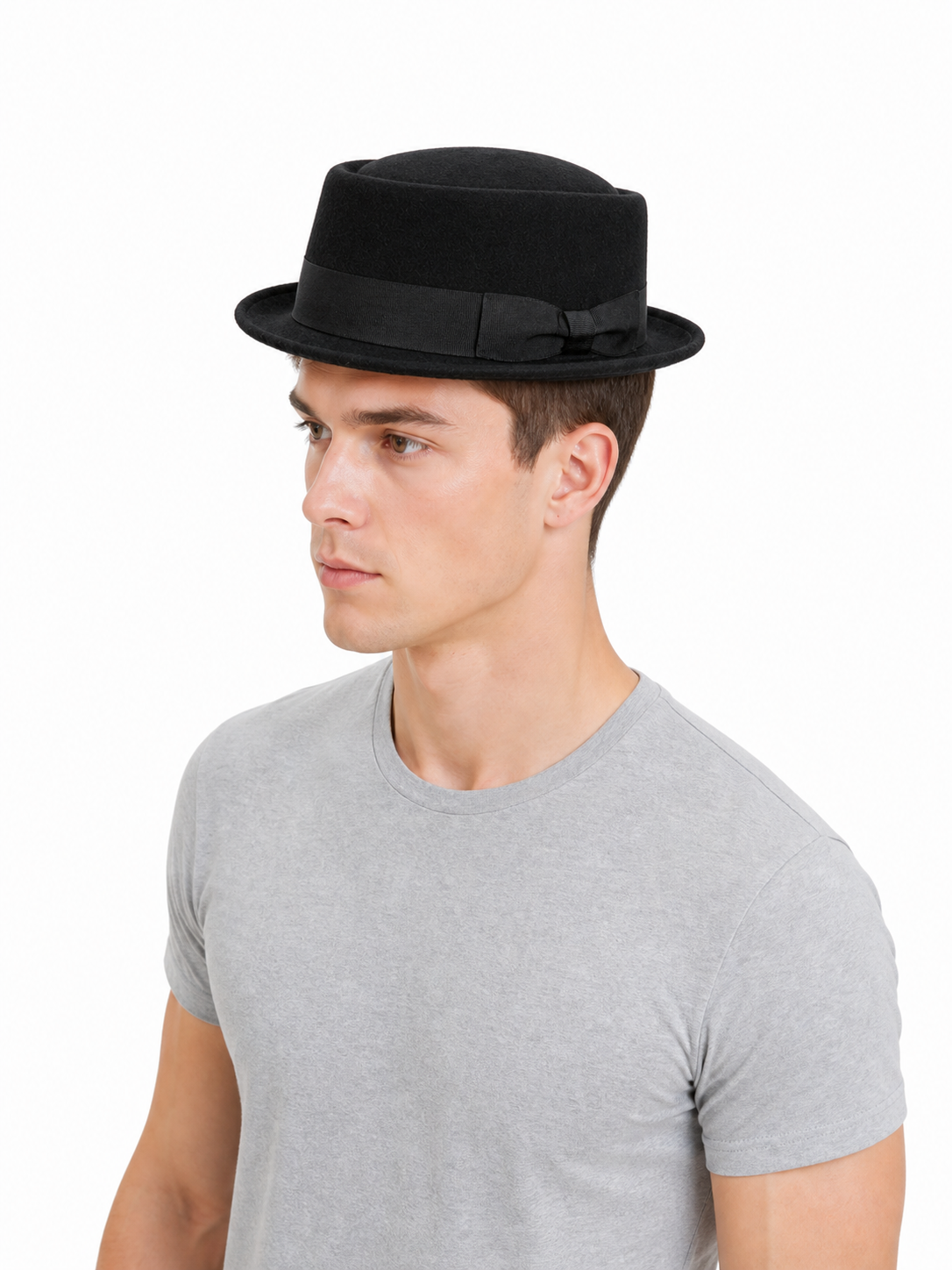 Carnival Fedora Hat with Ribbon and Bow
