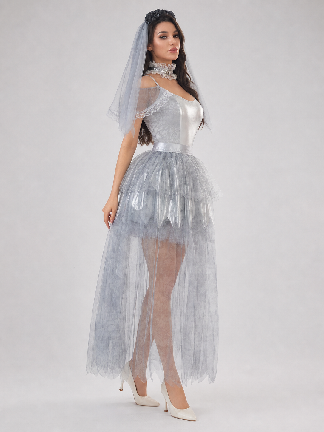 Gothic Halloween cosplay costume dress
