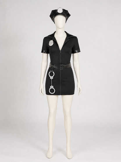 Police Uniform Costume Dress for Cosplay