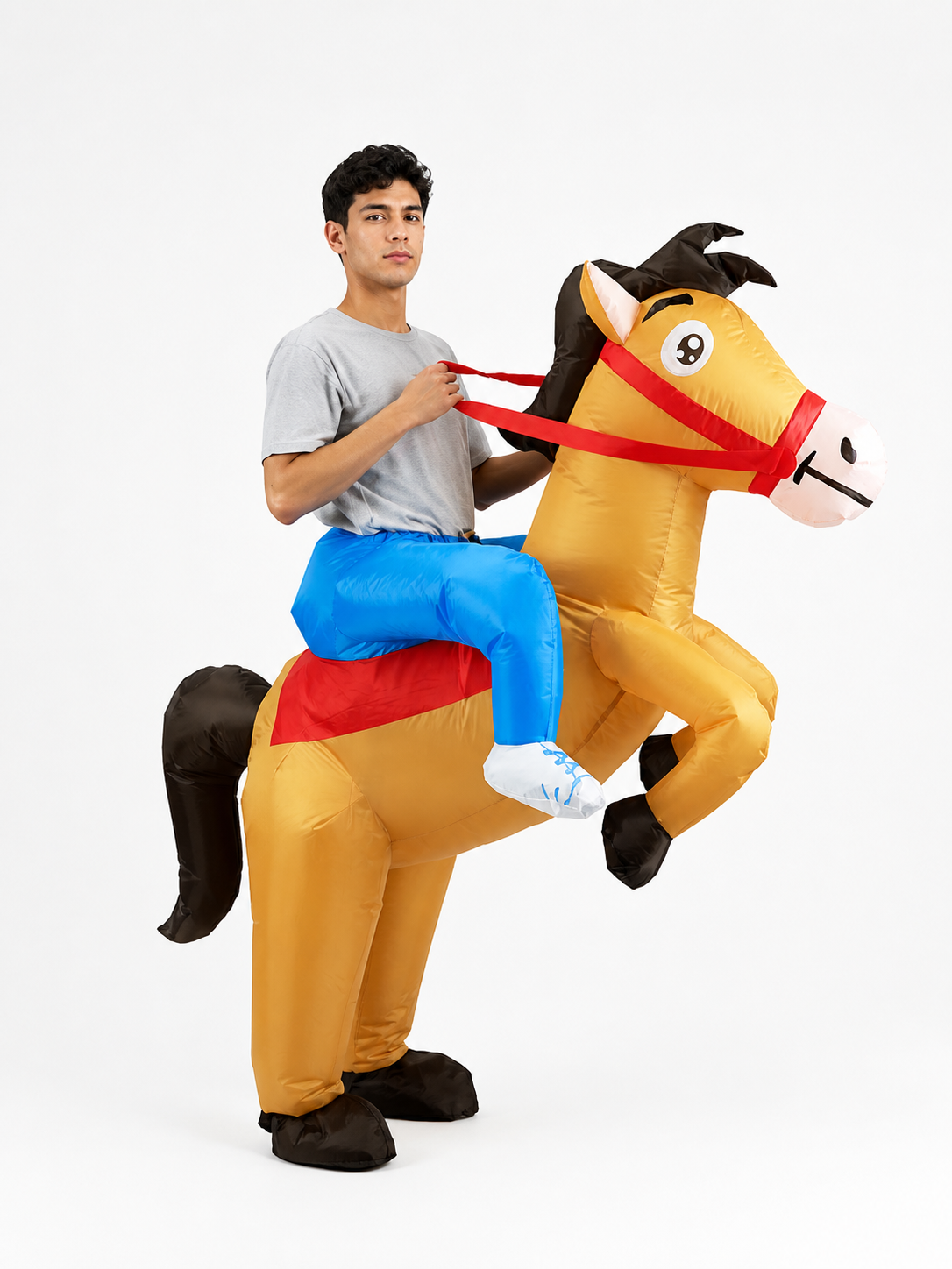 Inflatable Horse Costume for Carnival Parties side view