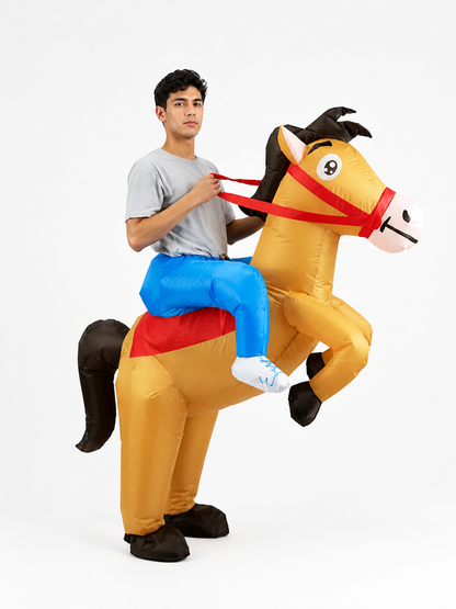 Inflatable Horse Costume for Carnival Parties side view