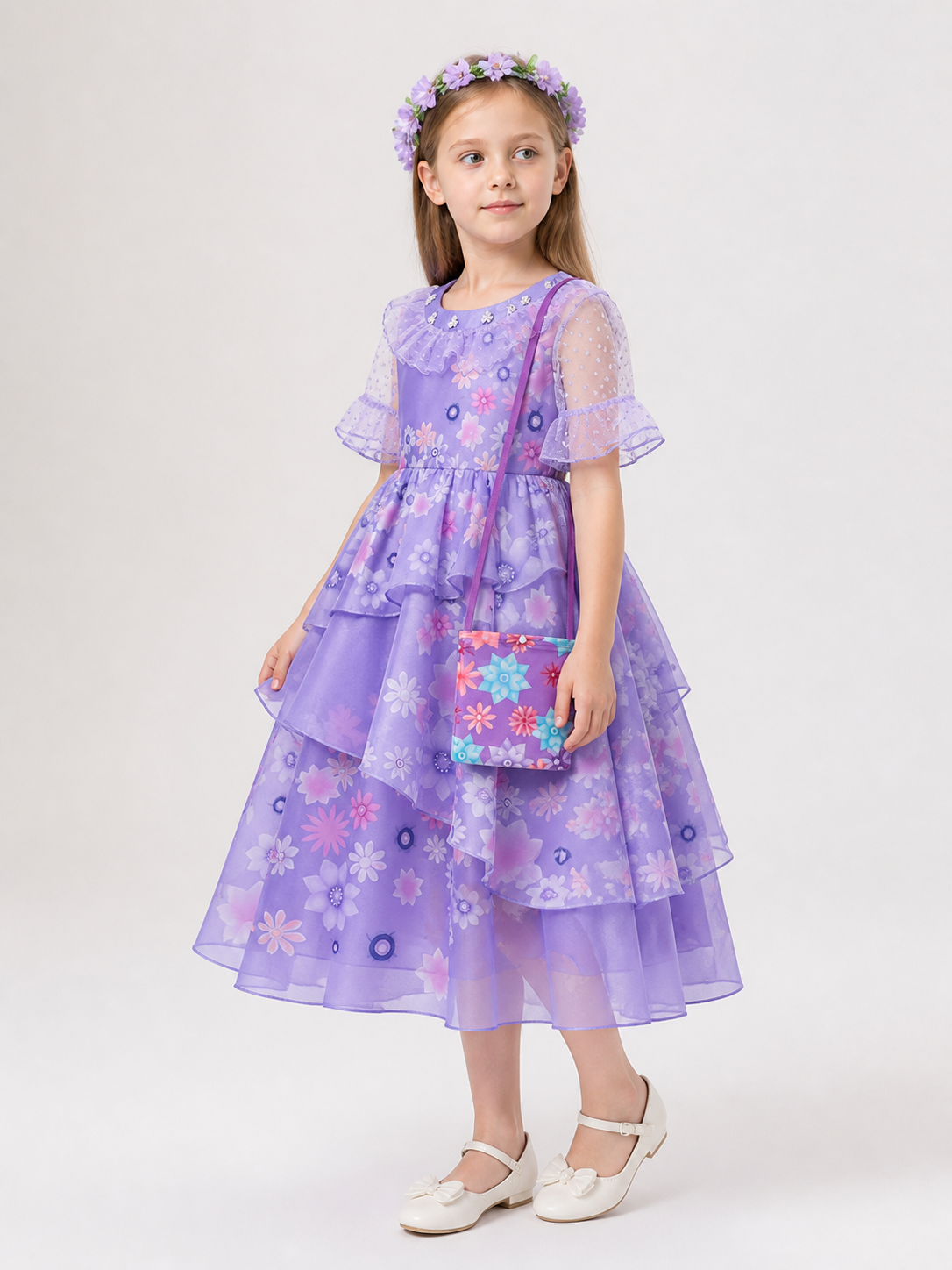 Halloween and Cosplay Princess Costume Dress side view