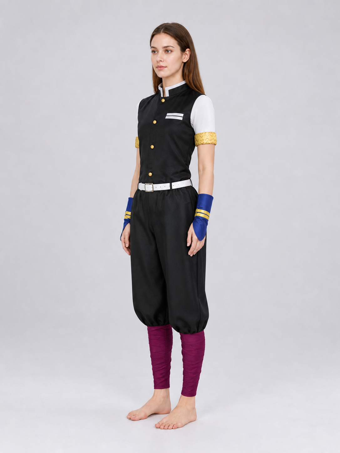 Uzui Tengen Cosplay Costume with Decorative Swords