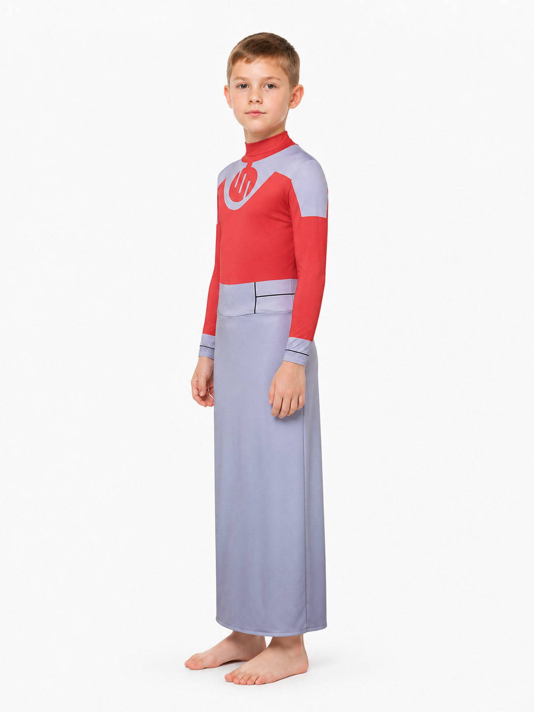 Cosplay Costume with Top and Long Skirt side view
