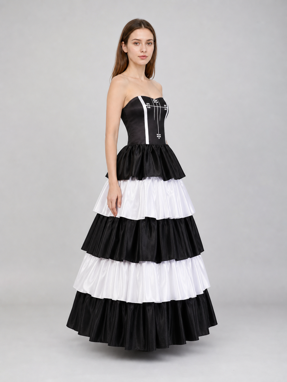 Perona One Piece Cosplay Dress with Hat