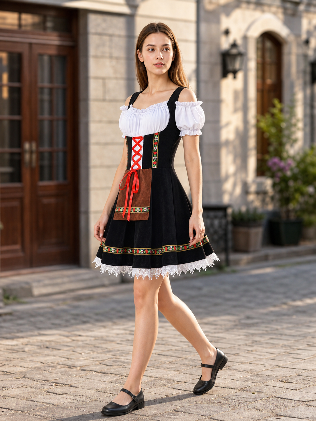 German-Style Costume Dress with Apron