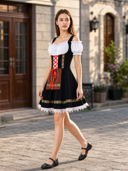 German-Style Costume Dress with Apron
