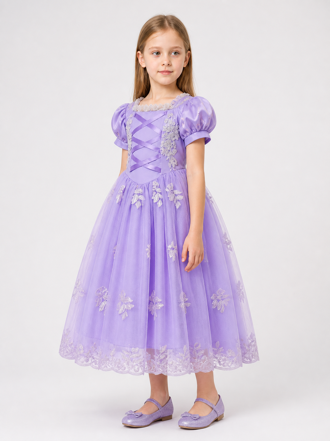 Purple Carnival Dress for Halloween and Cosplay