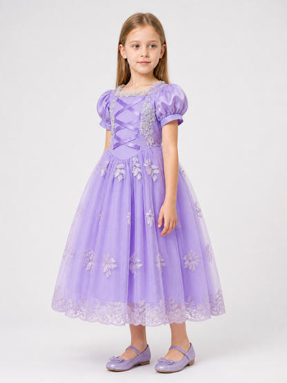 Purple Carnival Dress for Halloween and Cosplay