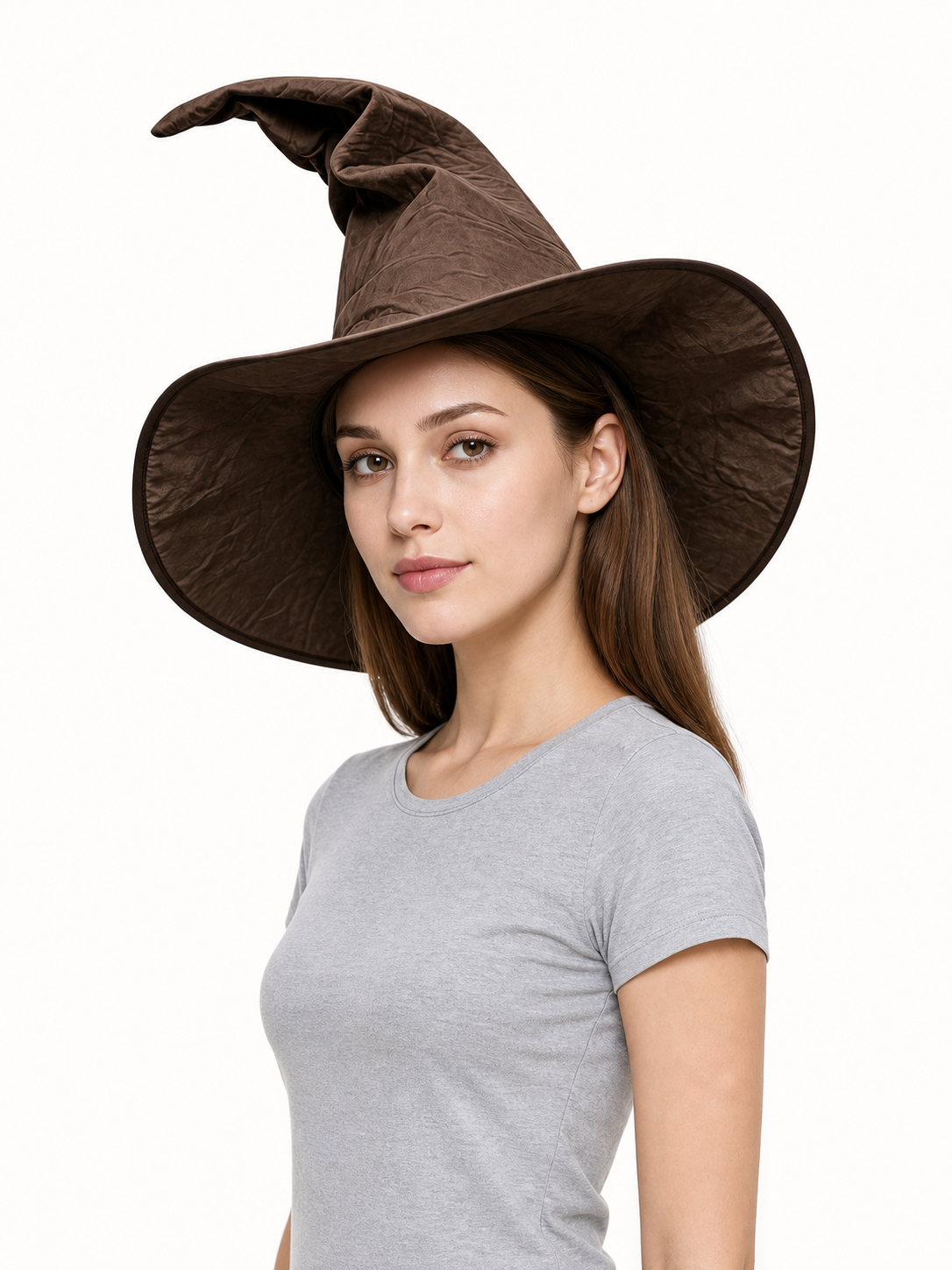 Carnival Witch Hat with Wide Brim