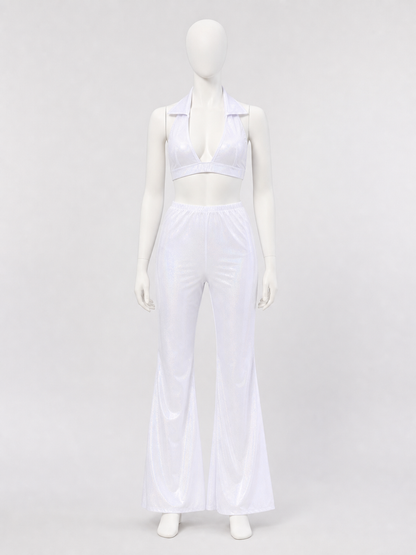 Disco-Style Cosplay Costume: Top and Pants