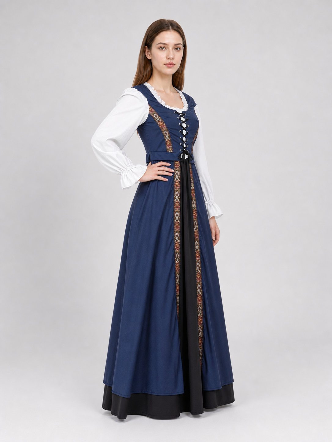 Halloween Costume: Retro Dress with Headpiece