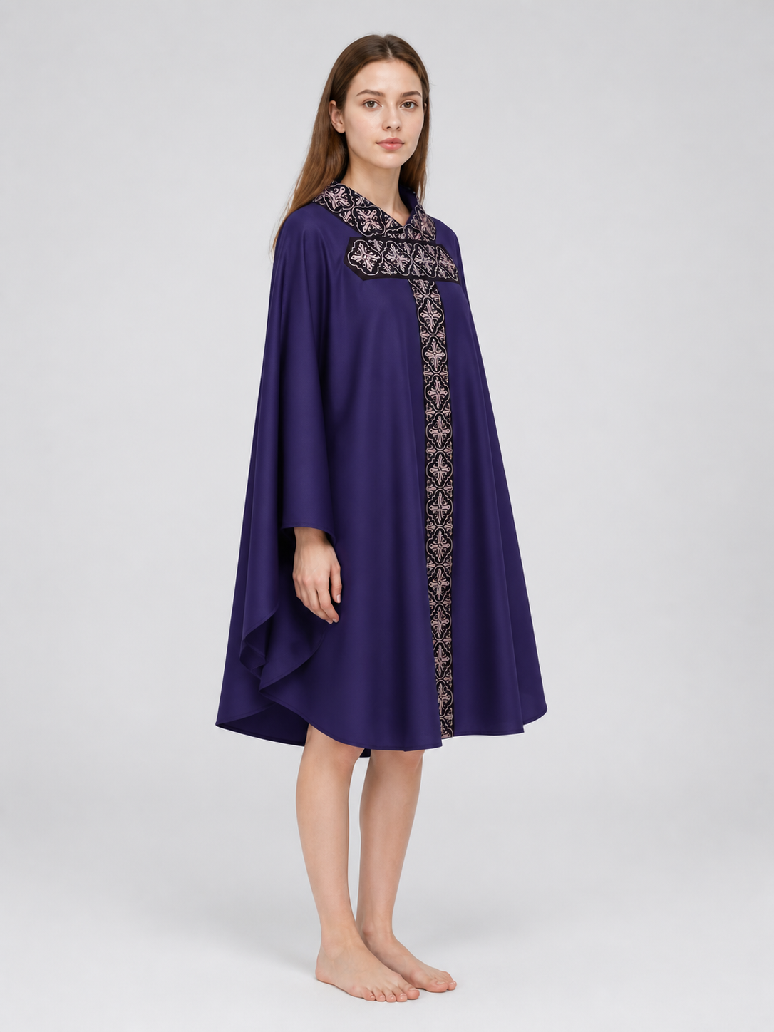 Cosplay Robe with Geometric Pattern