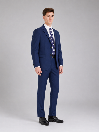 Severance cosplay costume: blue trouser set