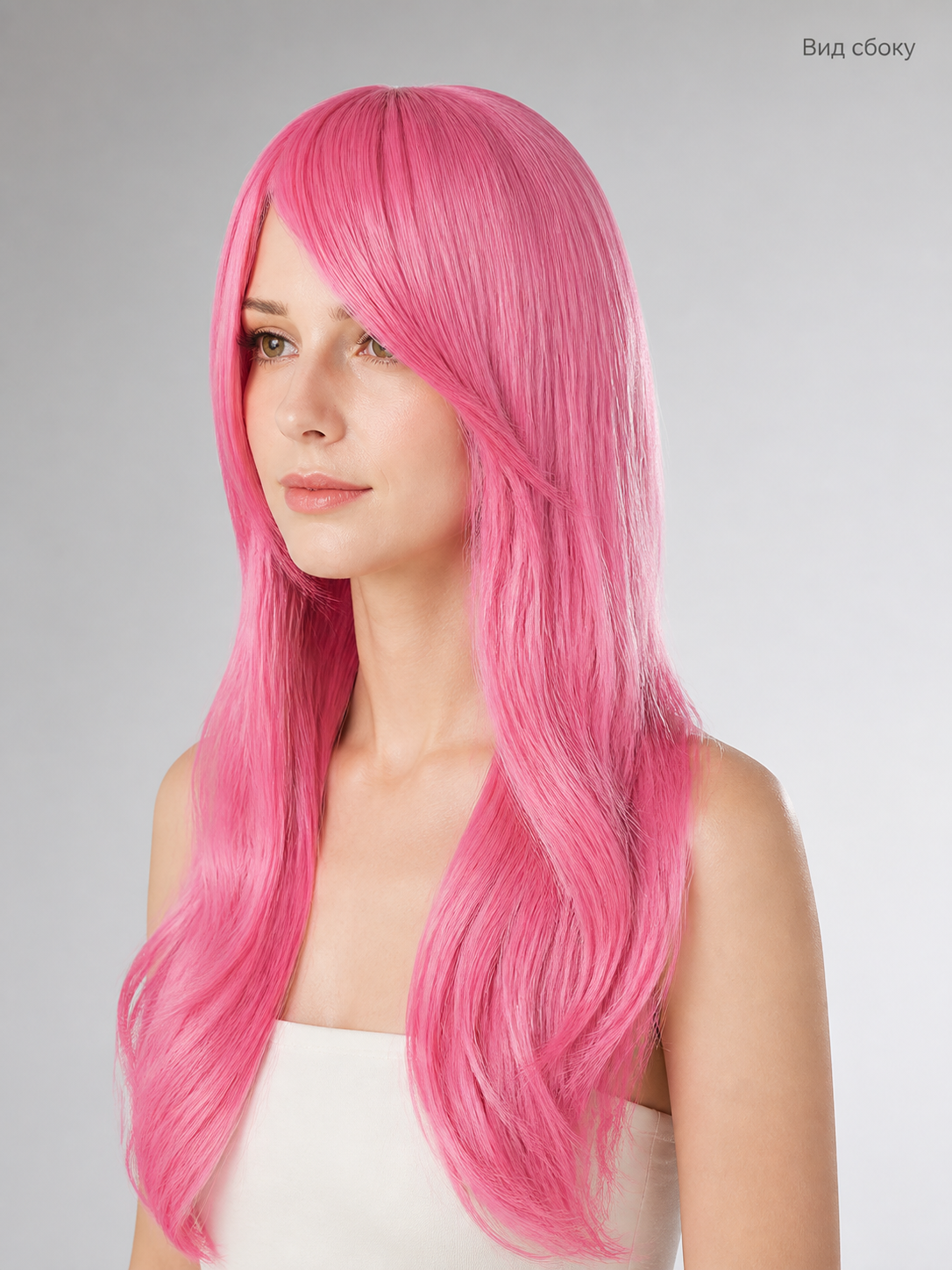 Long Wavy Pink Cosplay Wig
