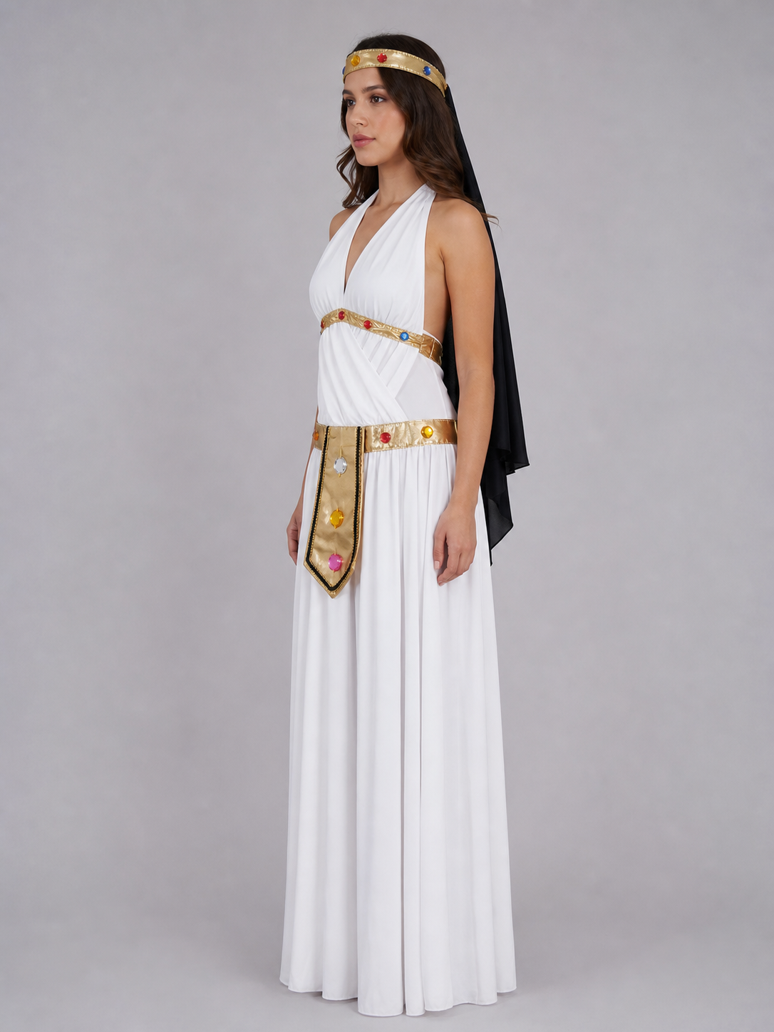 Cleopatra Costume with Decorations and Headband