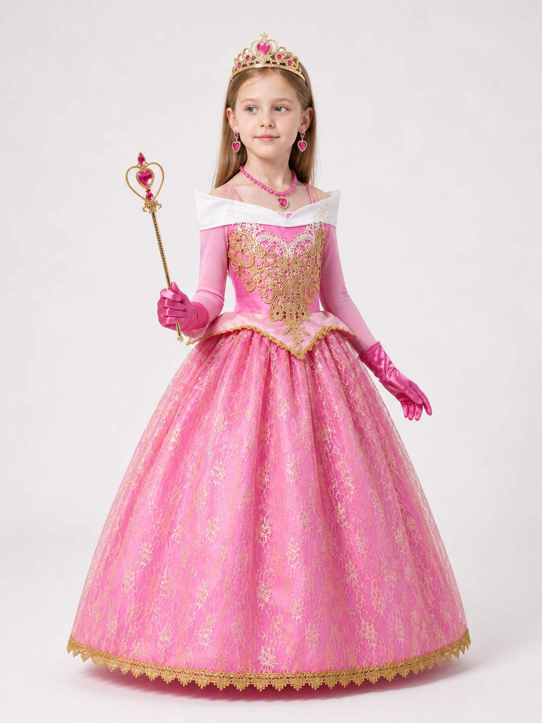Princess Costume for Halloween and Cosplay side view